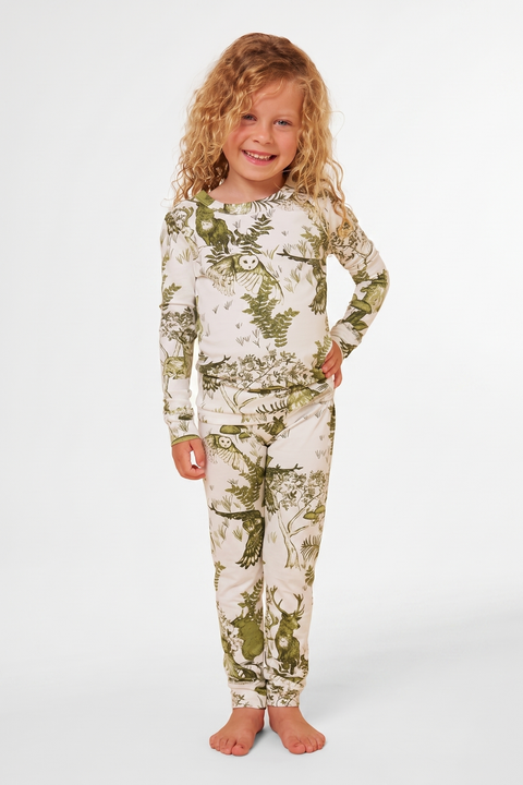 Kids' Pima Knit Pajama Set