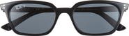 Ray-Ban 53mm Polarized Pillow Sunglasses