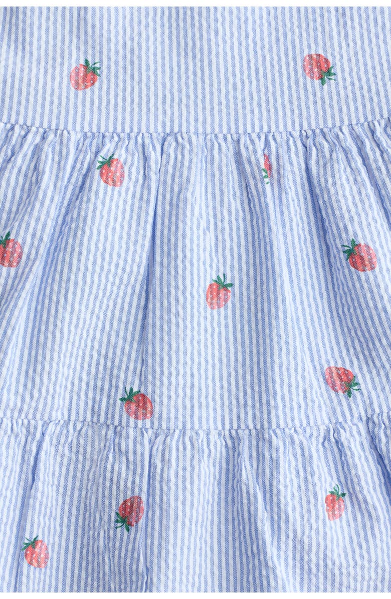 H&M Tiered Seersucker Dress, Alternate, color, 