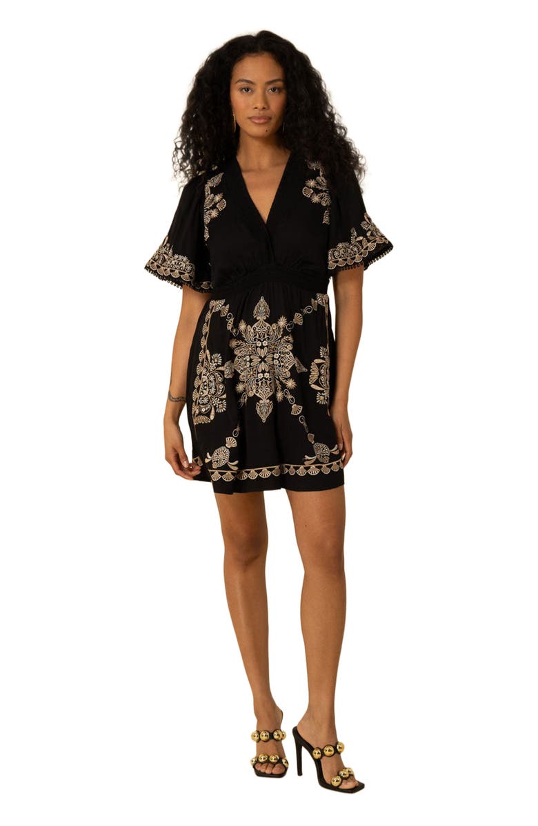 Hale Bob Elora Embroidered Dress, Main, color, 