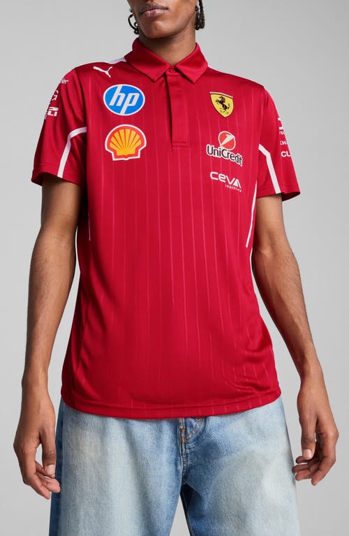 Puma Scuderia Ferrari Team Pro Polo In Red
