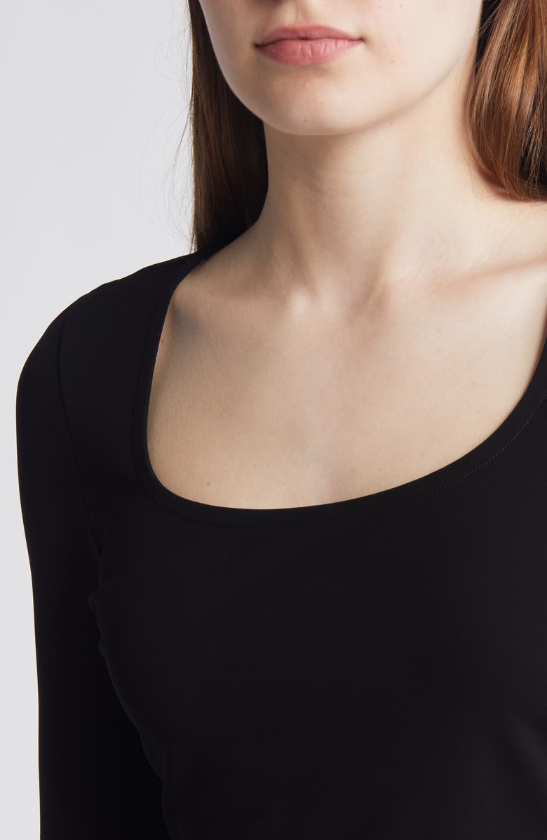BOSS Etacha Scoop Neck Top, Alternate, color, 