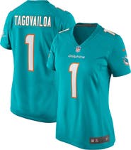 Nike Women's Nike Tua Tagovailoa Aqua Miami Dolphins Game Jersey