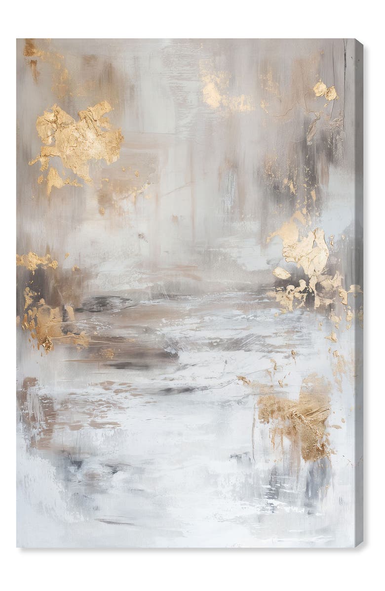 Wynwood Studio Burnished Patina Canvas Wall Art, Main, color, Grey