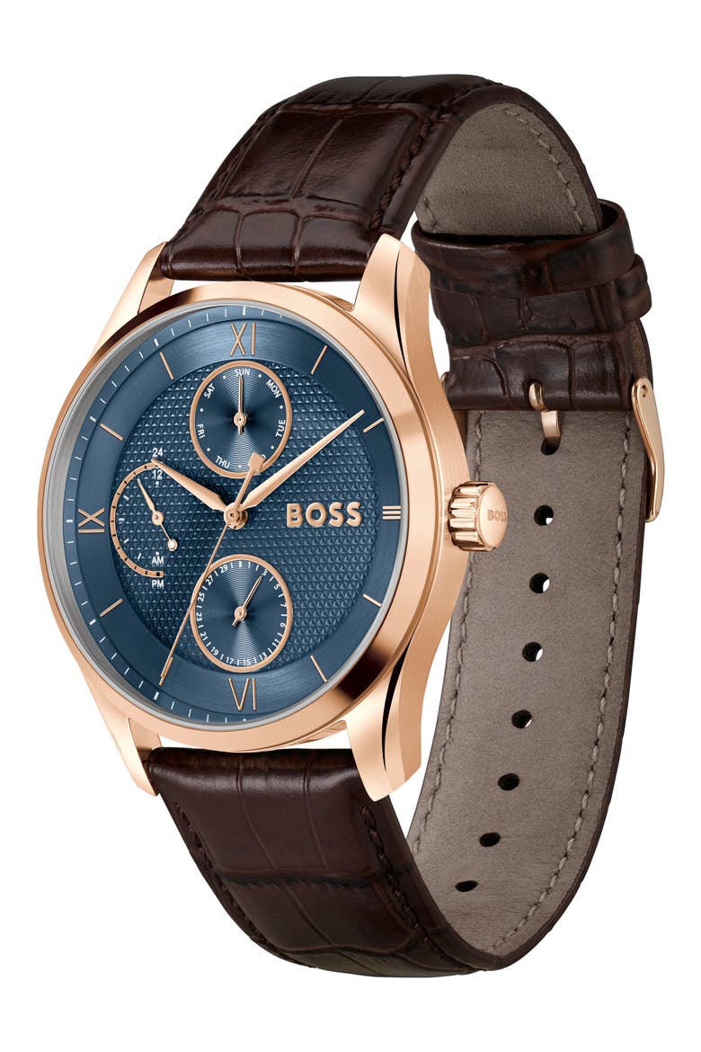 Principle Master Chronograph Watch, 41mm, Alternate, color, BLUE