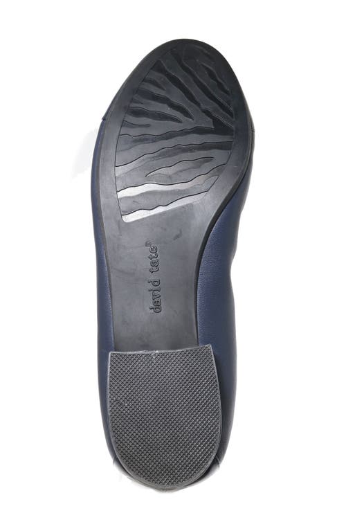 David Tate Nicole Cap Toe Flat In Multi