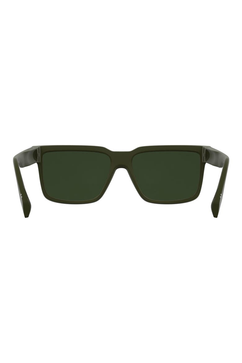 59mm Modified Rectangular Sunglasses, Alternate, color, MATTE KHAKI