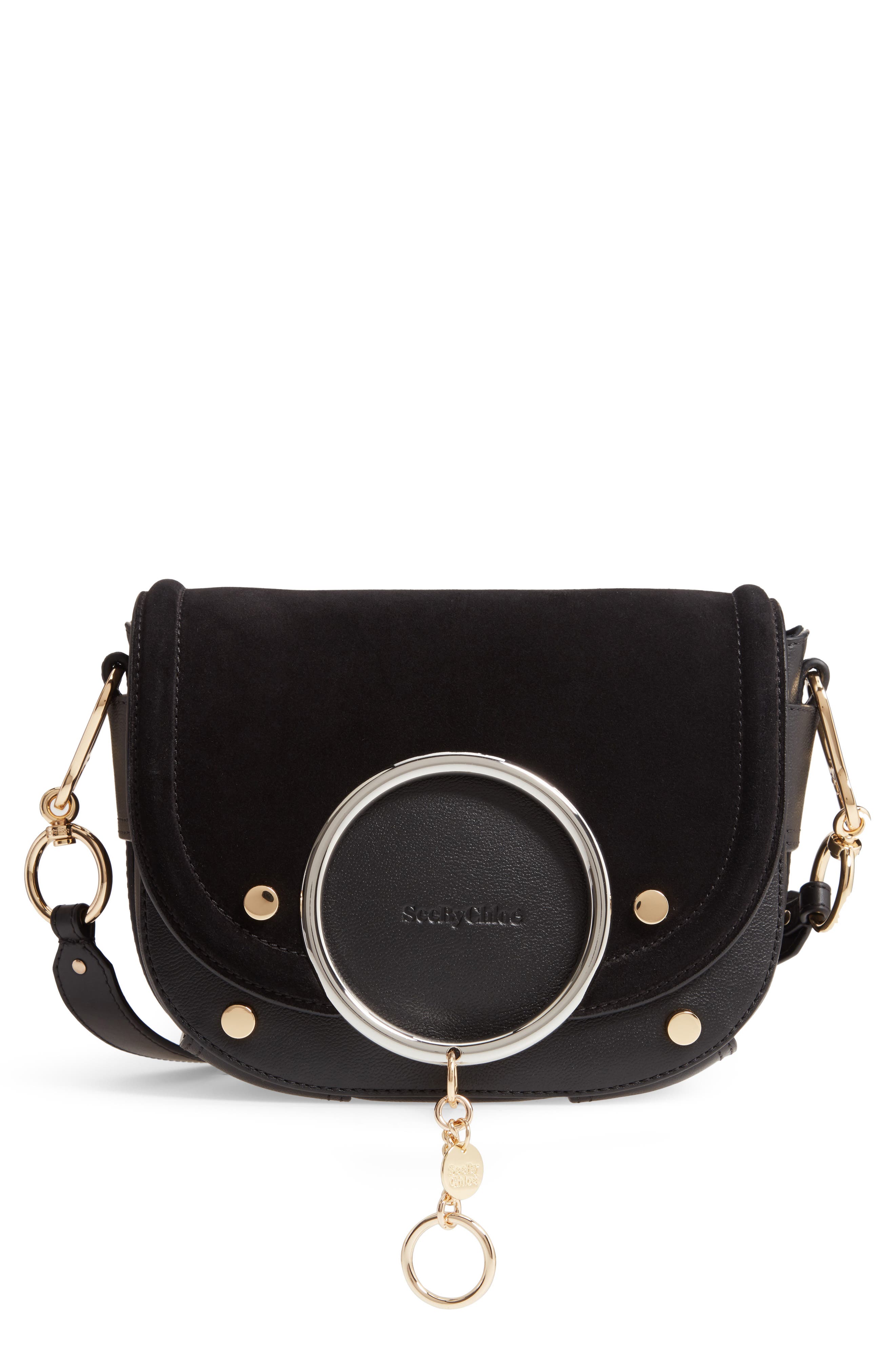See by Chloé Mara Leather Crossbody Bag, Main, color, 