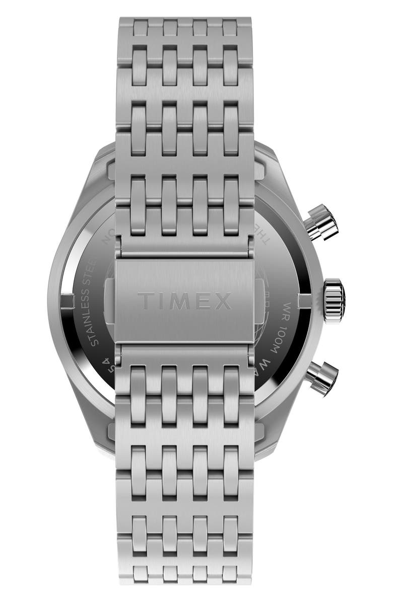 Timex<sup>®</sup> Waterbury Traditional Chronograph Bracelet Watch, 41mm, Alternate, color, Silver