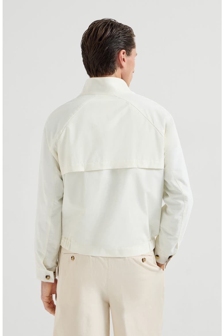 Gabardine outerwear jacket, Alternate, color, Off-White