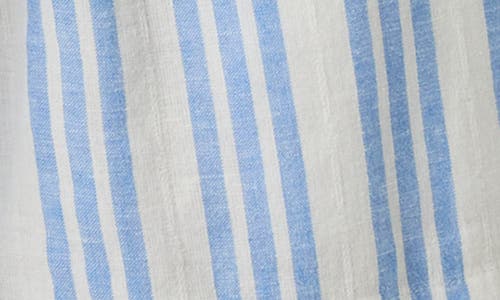 Splendid Allison Variegated Stripe Linen Blend Top