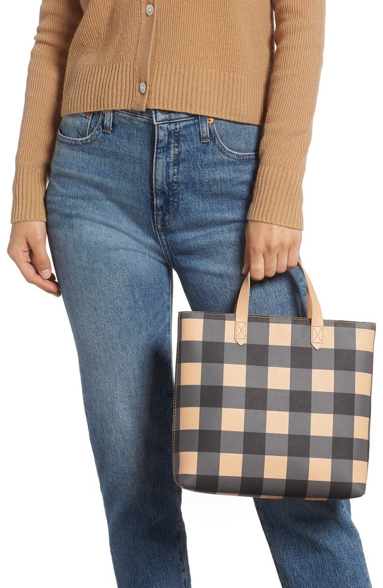 Madewell Small Transport Leather Crossbody Tote, Alternate, color,