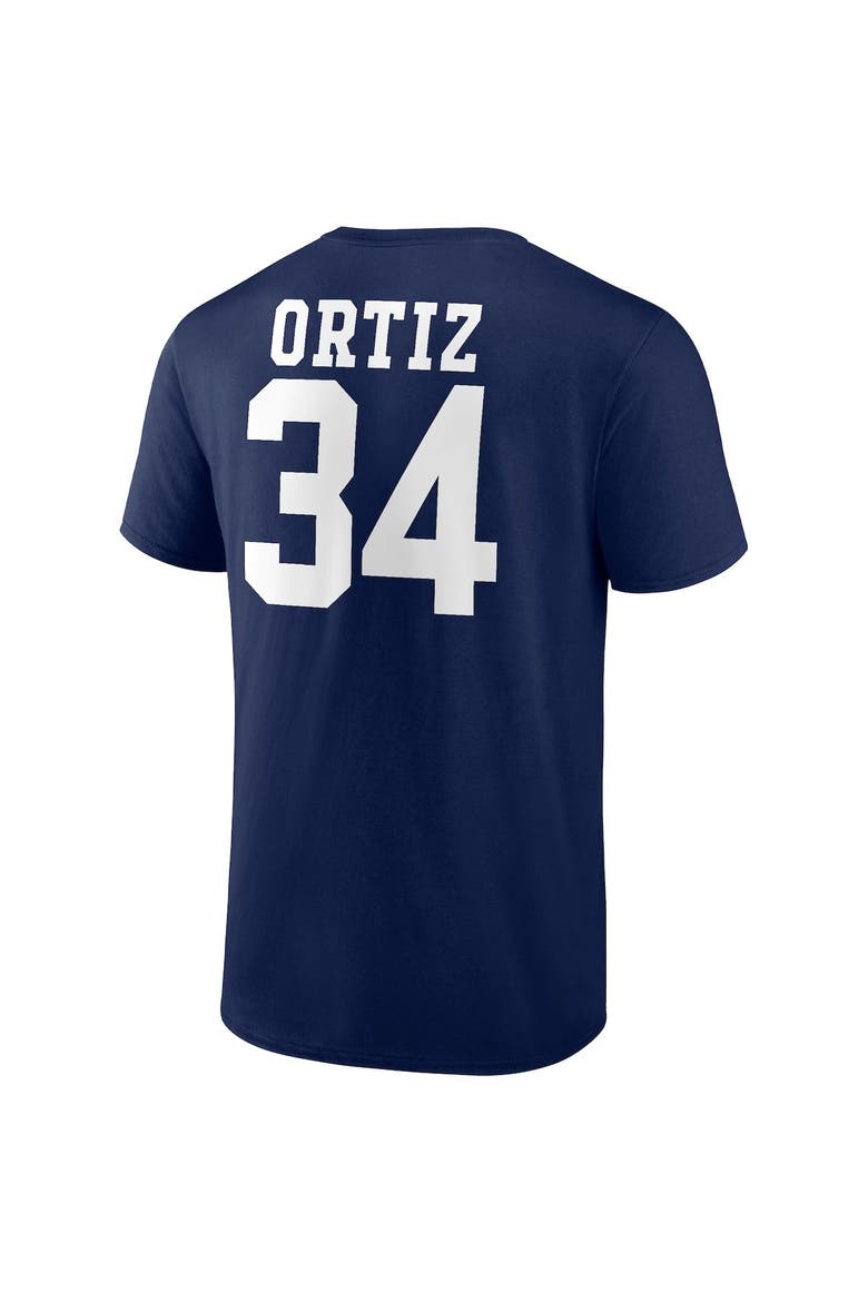 Men's Fanatics Branded David Ortiz Navy Boston Red Sox Logo Graphic T-Shirt, Alternate, color, Navy