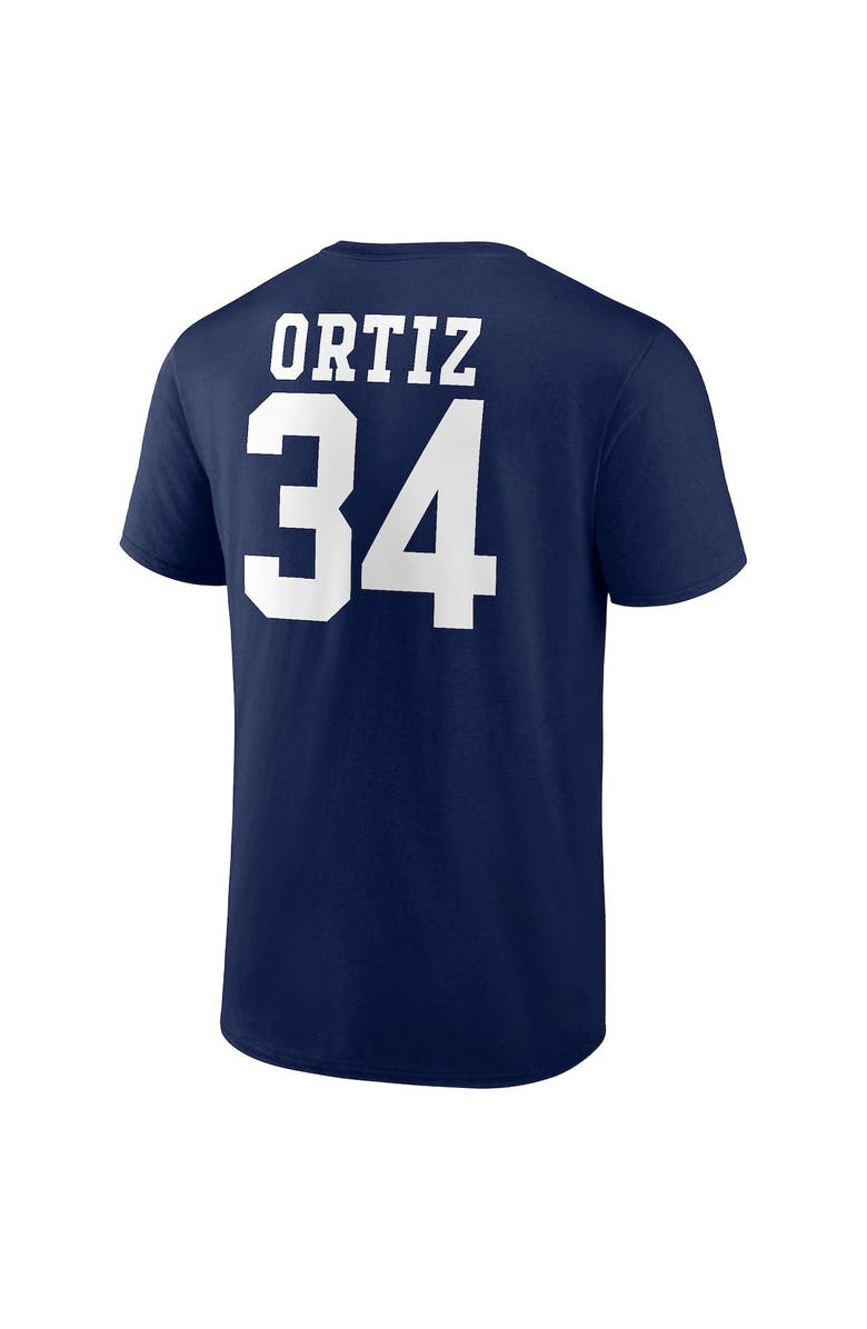 FANATICS Men's Fanatics Branded David Ortiz Navy Boston Red Sox Logo Graphic T-Shirt, Alternate, color, Navy