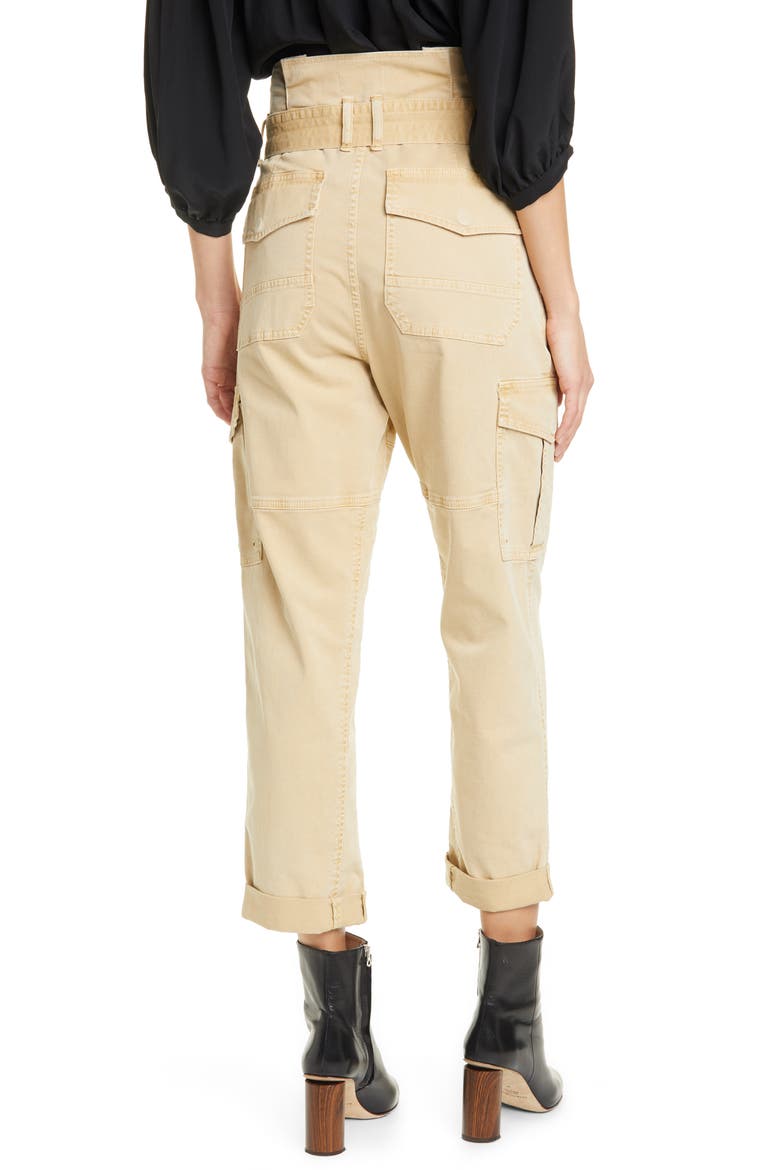 Safari Paperbag Waist Pants, Alternate, color, CARGO