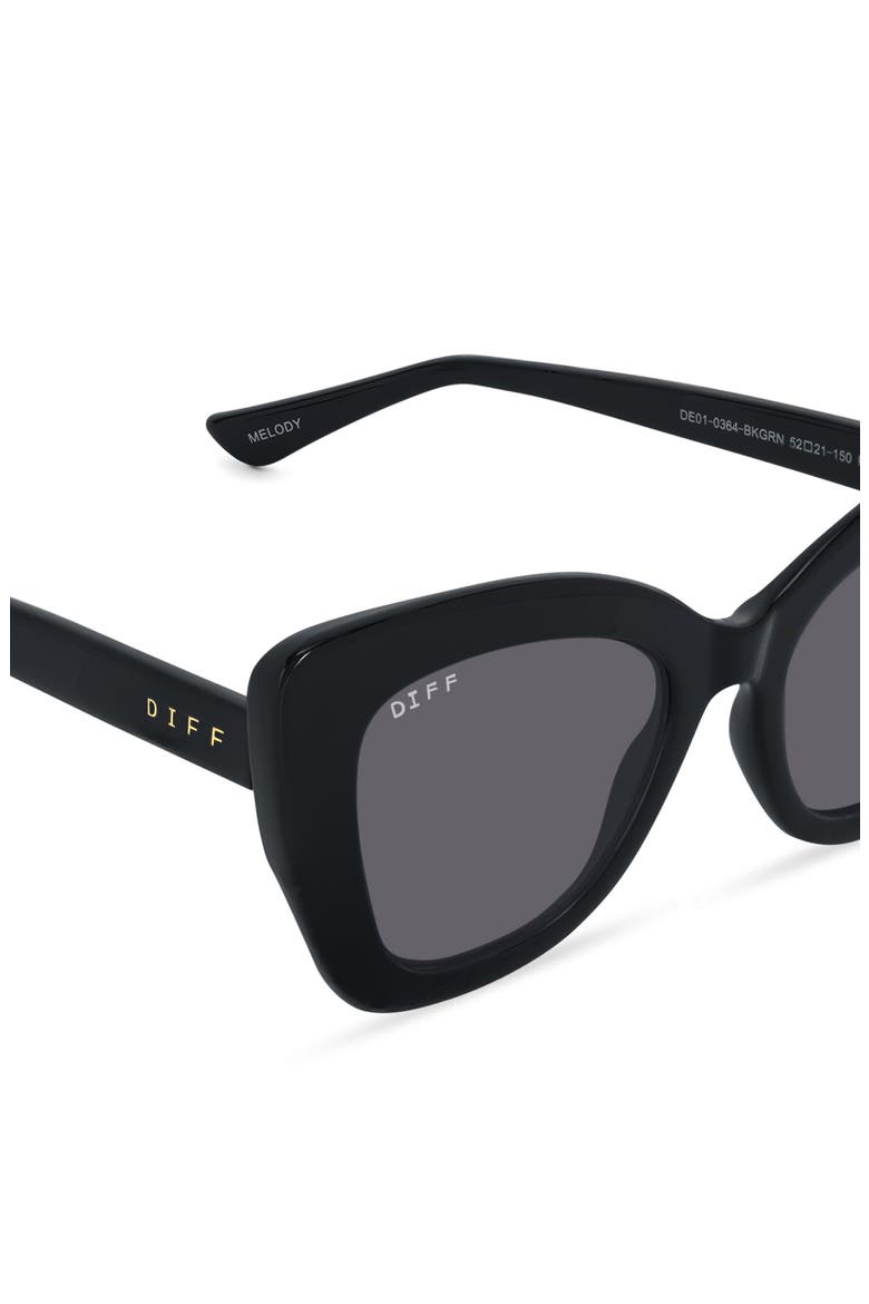52mm Melody Sunglasses, Alternate, color, BLACK