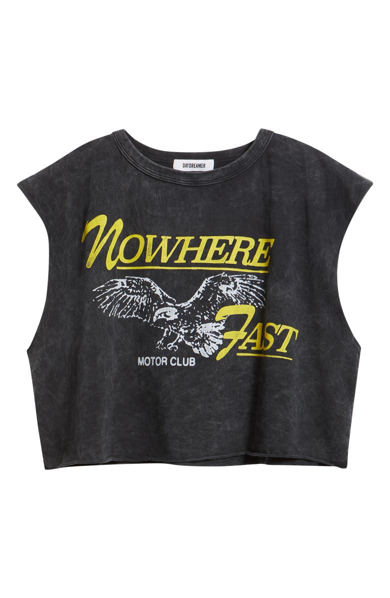 Daydreamer Nowhere Fast Graphic Sleeveless T-Shirt, Alternate, color, Reactive Black Acid
