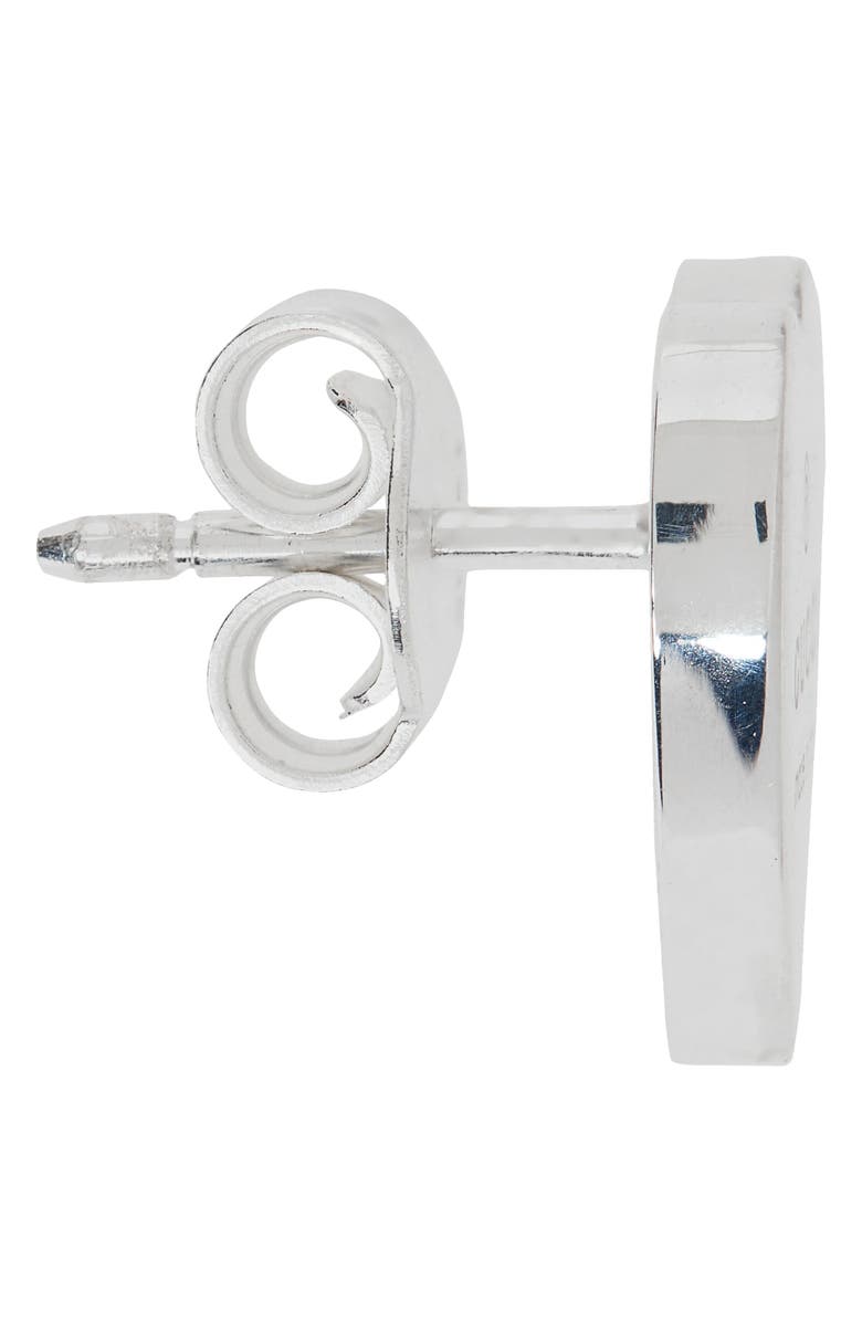 Trademark Heart Sterling Silver Stud Earrings