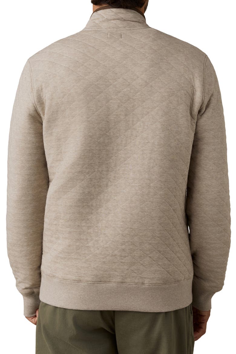 Brand Epic Quilted Fleece Pullover, Alternate, color, OATMEAL MELANGE