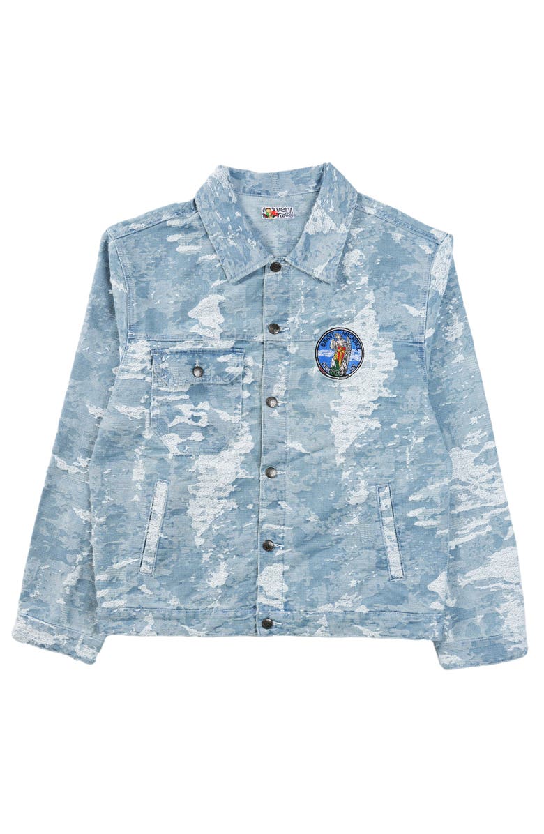VERYRARE Saint Michael Trucker, Main, color, Blue