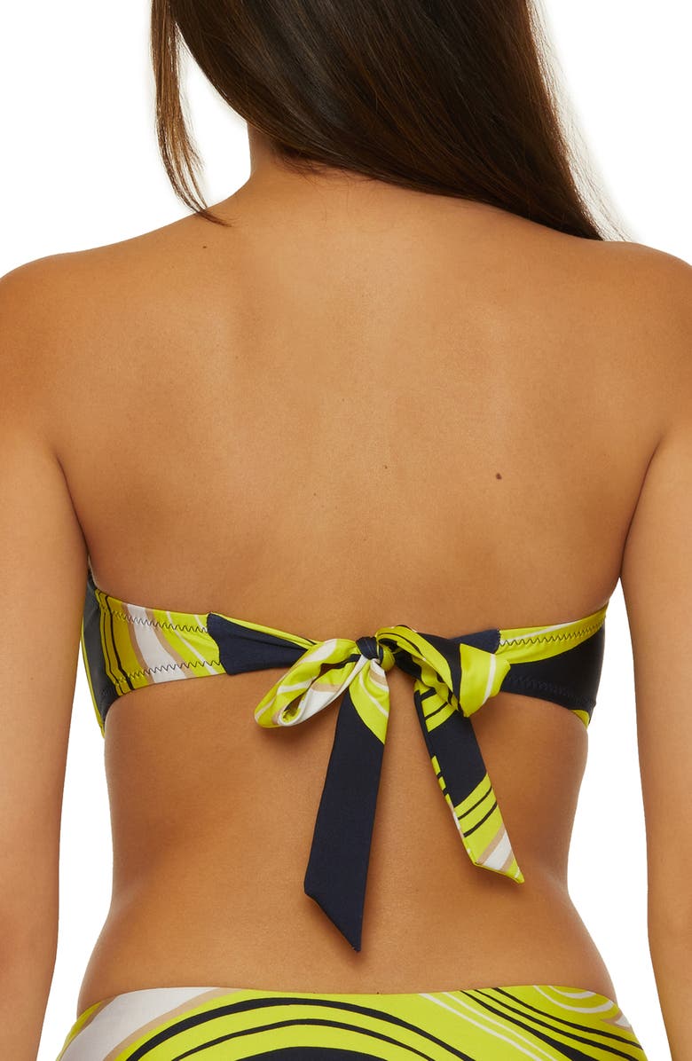 Trina Turk Serena Bandeau Bikini Top, Alternate, color, Multi