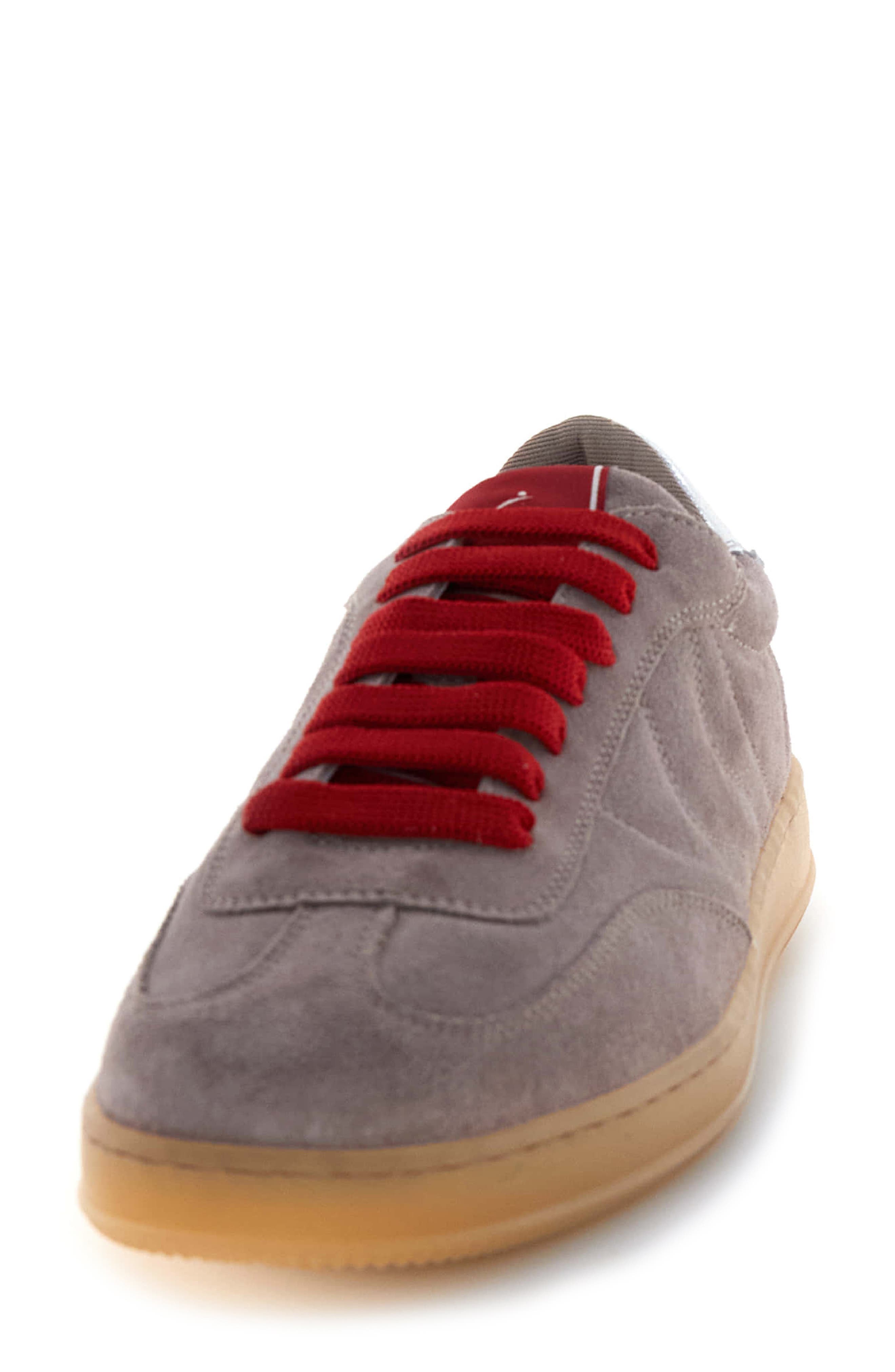 Olivia Court Sneaker, Alternate, color, GREY/ PINK