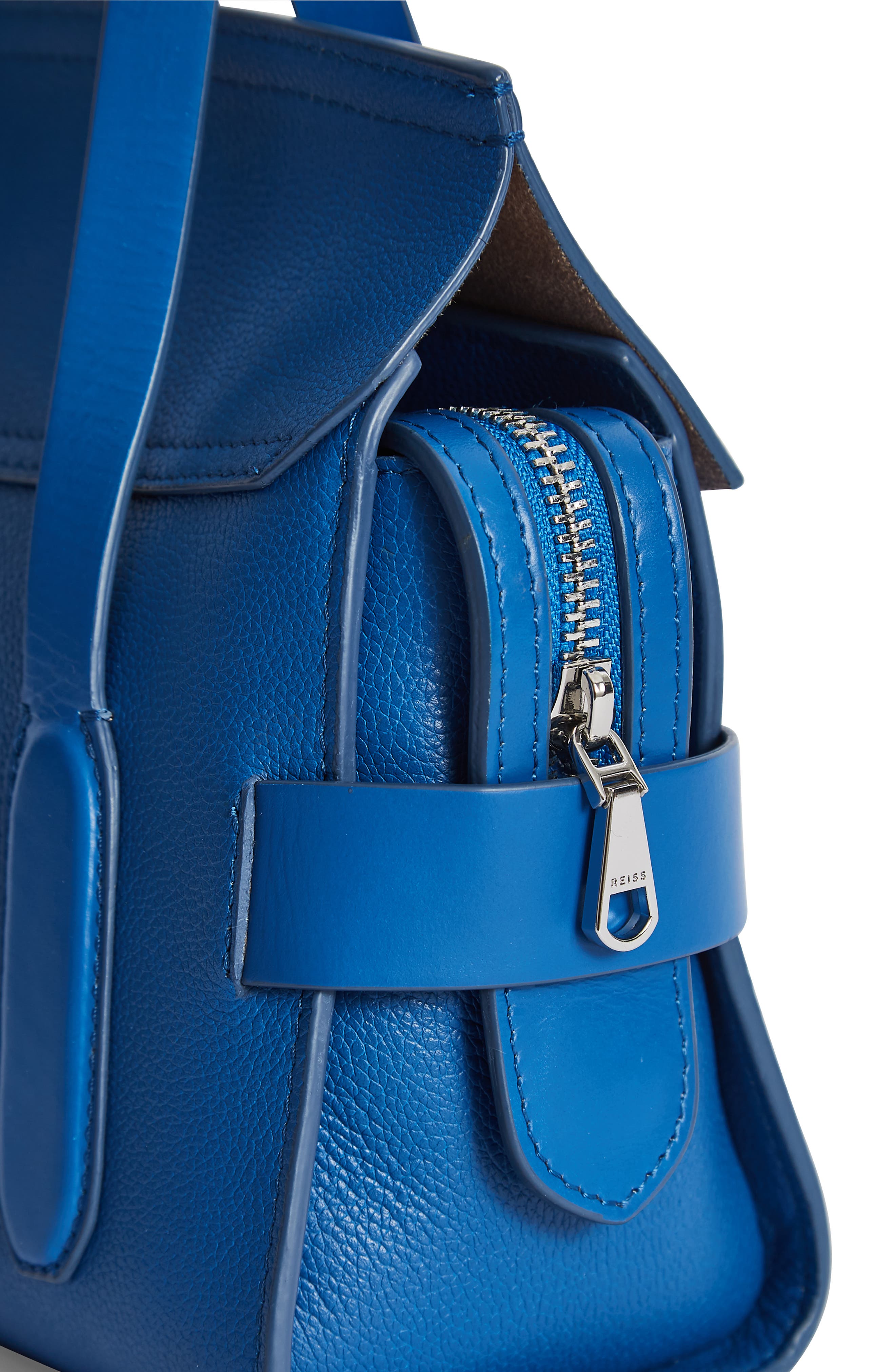 Reiss Sophie Leather Crossbody Bag, Alternate, color, 