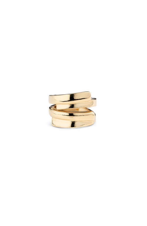 Unode50 18k Gold-plated Irregular Ring In Gold