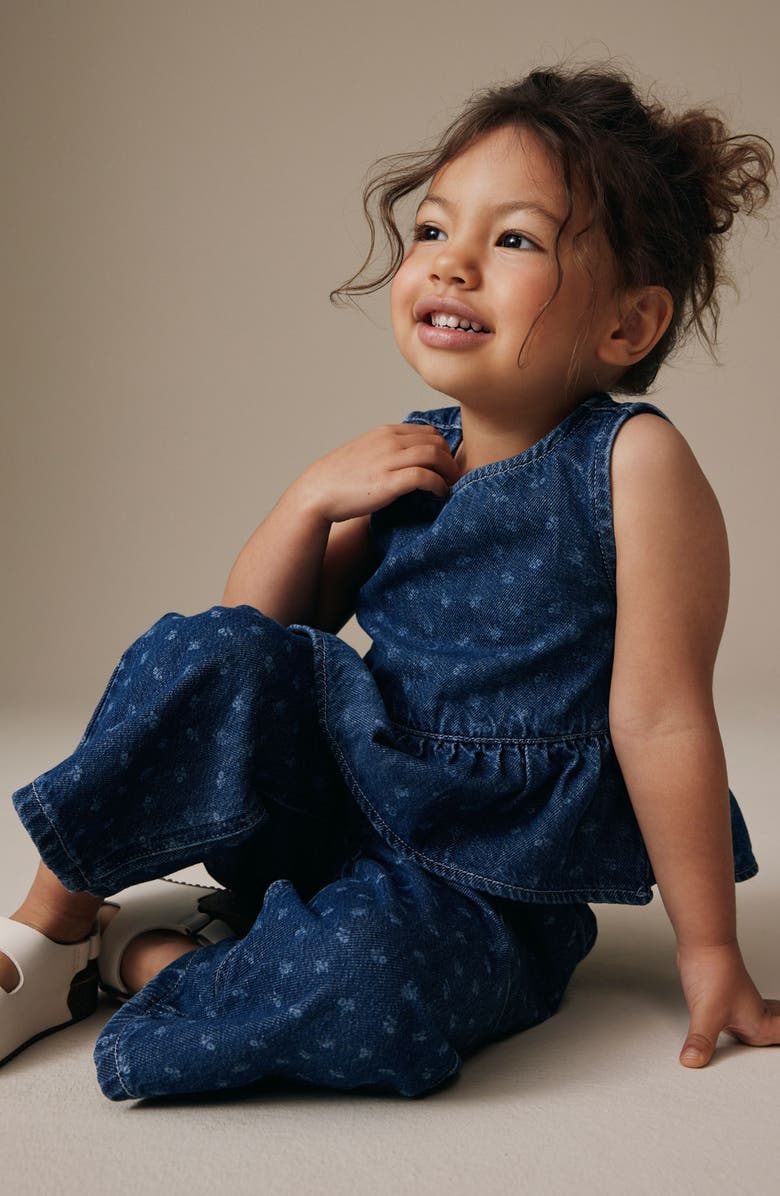 NEXT Kids' Denim Tank & Pants Set, Alternate, color, Blue
