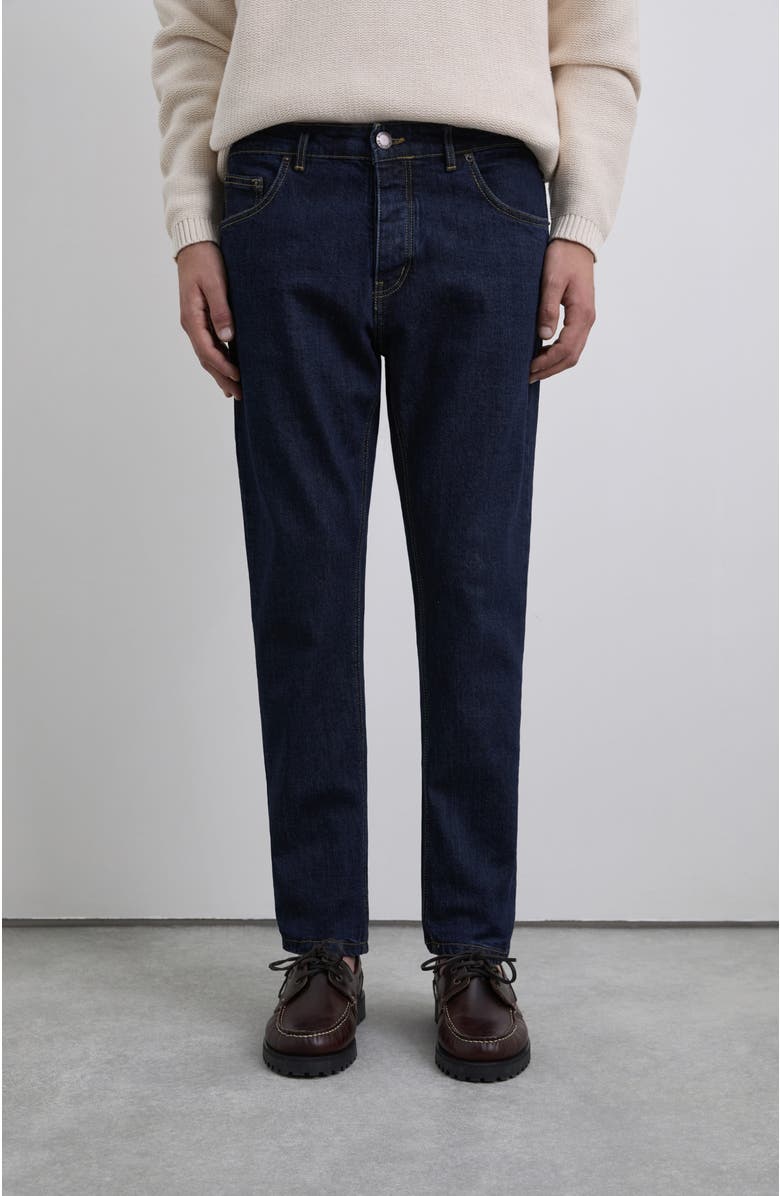 Scalpers Slim Winter Jeans, Main, color, Darkblue