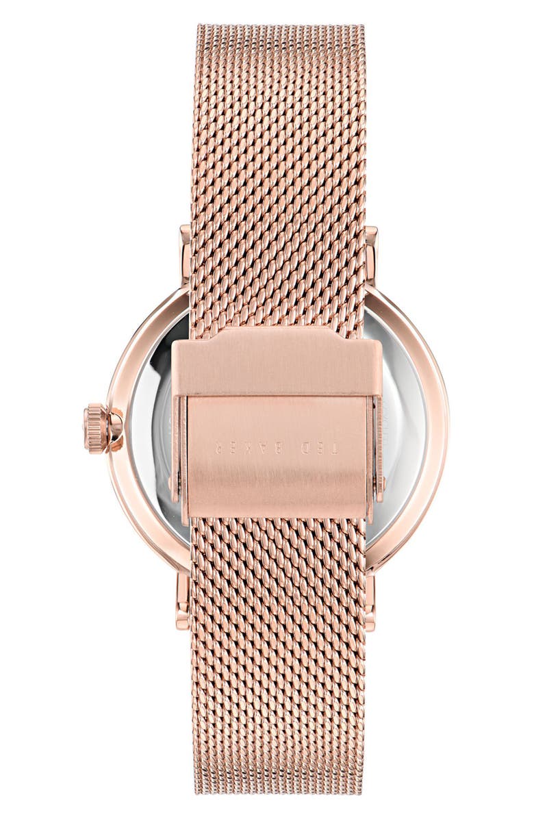 Ted Baker London Phylipa Blossom Watch, 37mm, Alternate, color, Rose Gold-Tone
