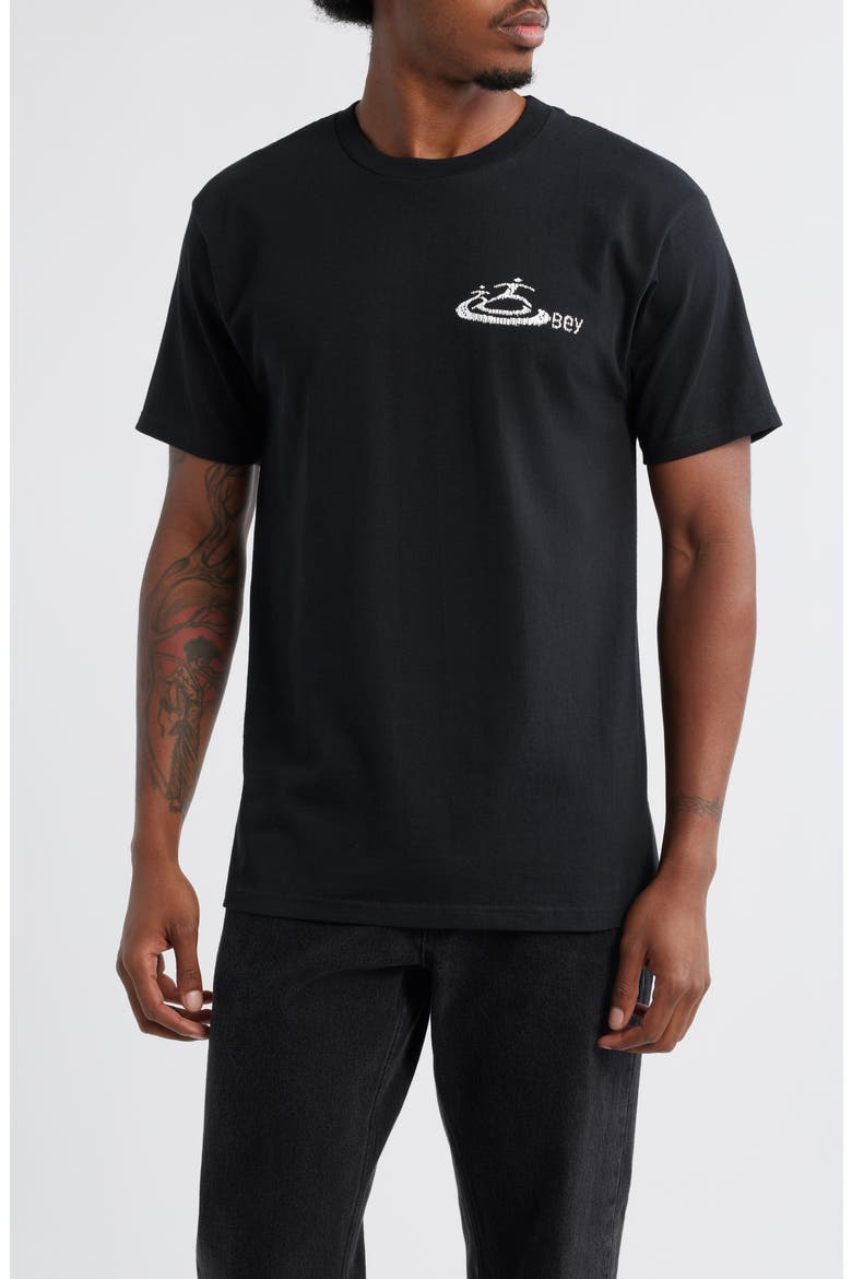 The Rhythm Graphic T-Shirt, Main, color, BLACK