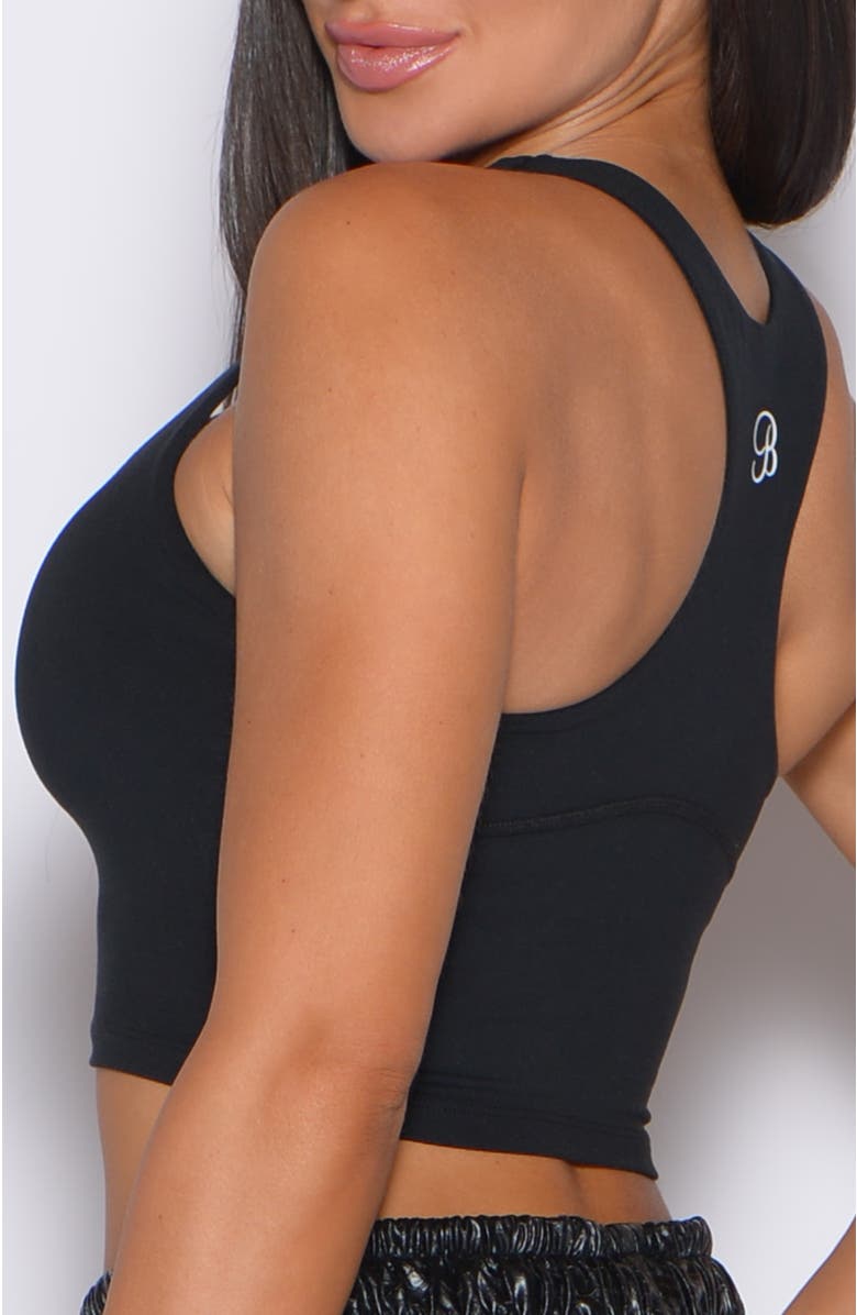 Bombshell Sportswear Sugar Tank Bra, Alternate, color, Black