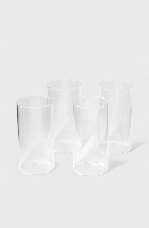 Glass Tumblers Set of 4