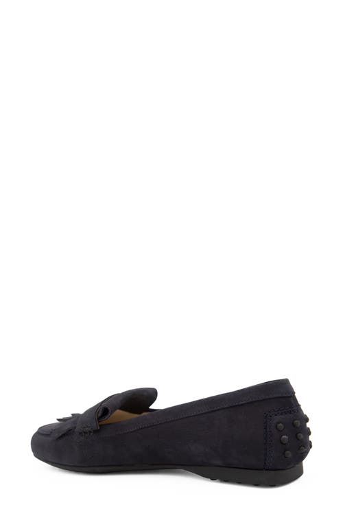 Amalfi By Rangoni Donnola Kiltie Penny Loafer In Navy Tiffany