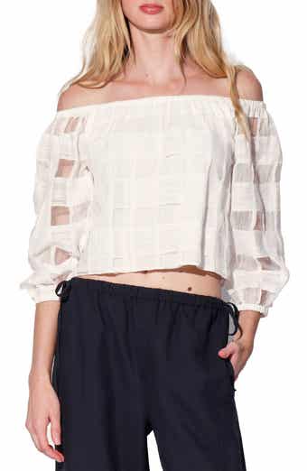 Walter Baker Gracie Off-the-Shoulder Top