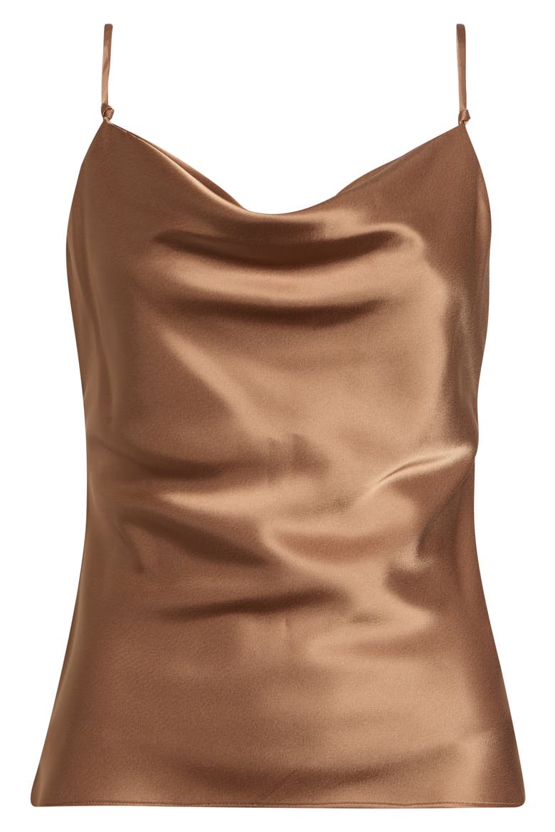 Monroe Liquid Satin Camisole, Alternate, color, VICUNA