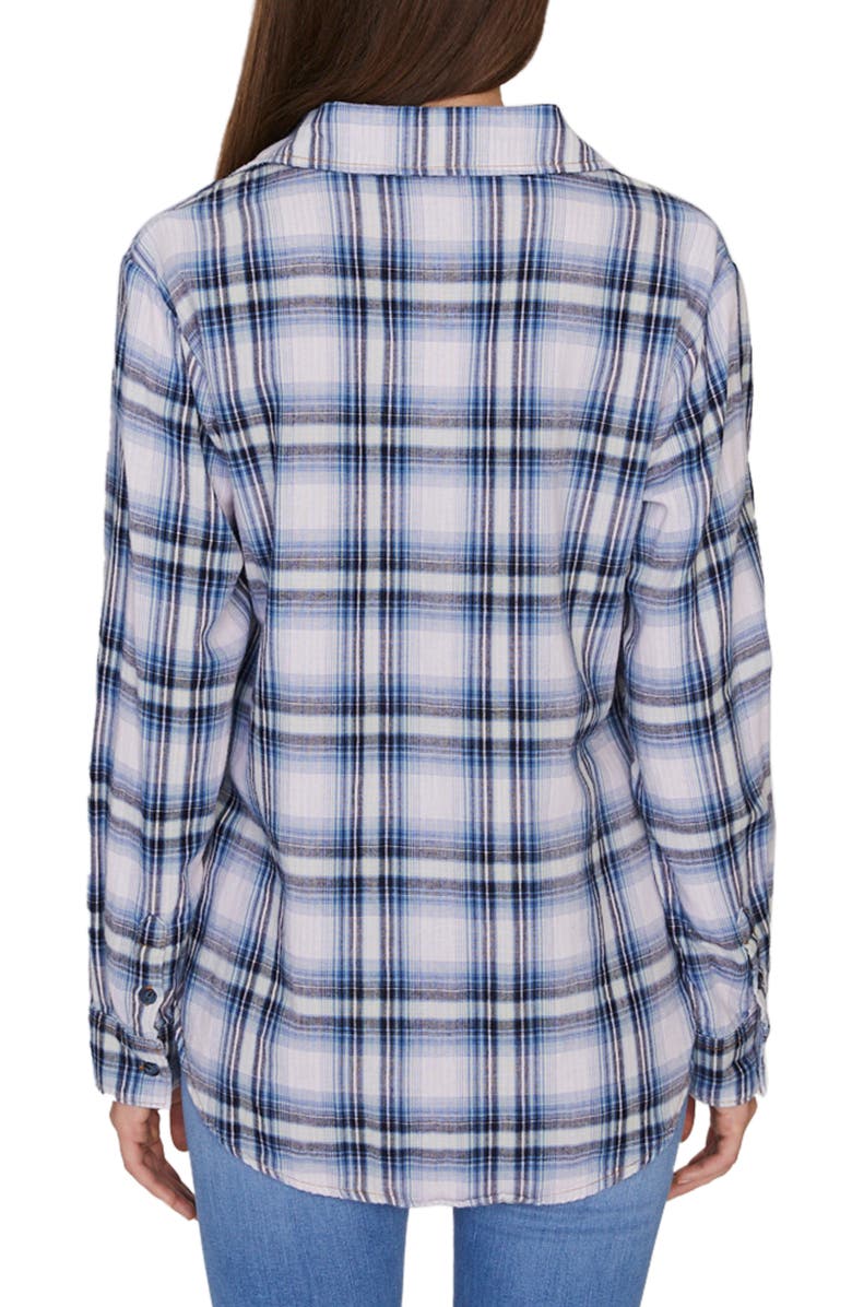 Sanctuary Favorite Boyfriend Plaid Cotton Shirt, Alternate, color,