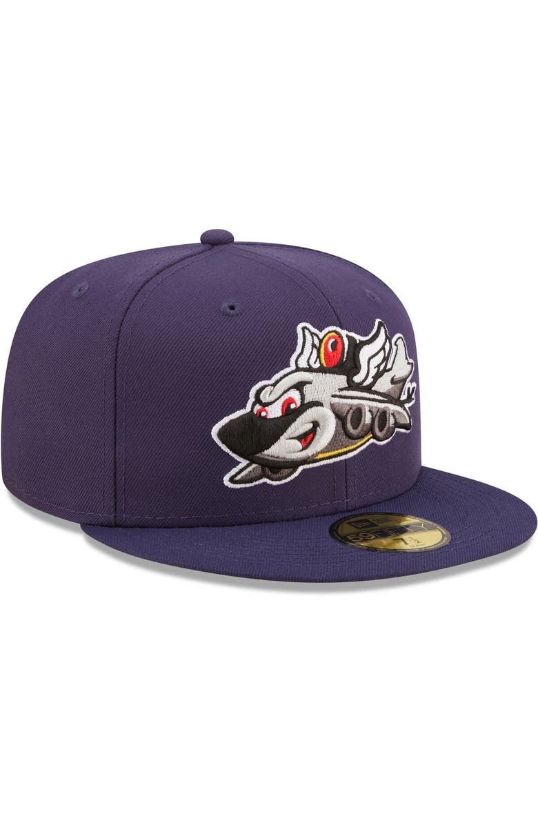 New Era Men's New Era Navy Spokane Indians Authentic Collection 59FIFTY Fitted Hat, Alternate, color, 