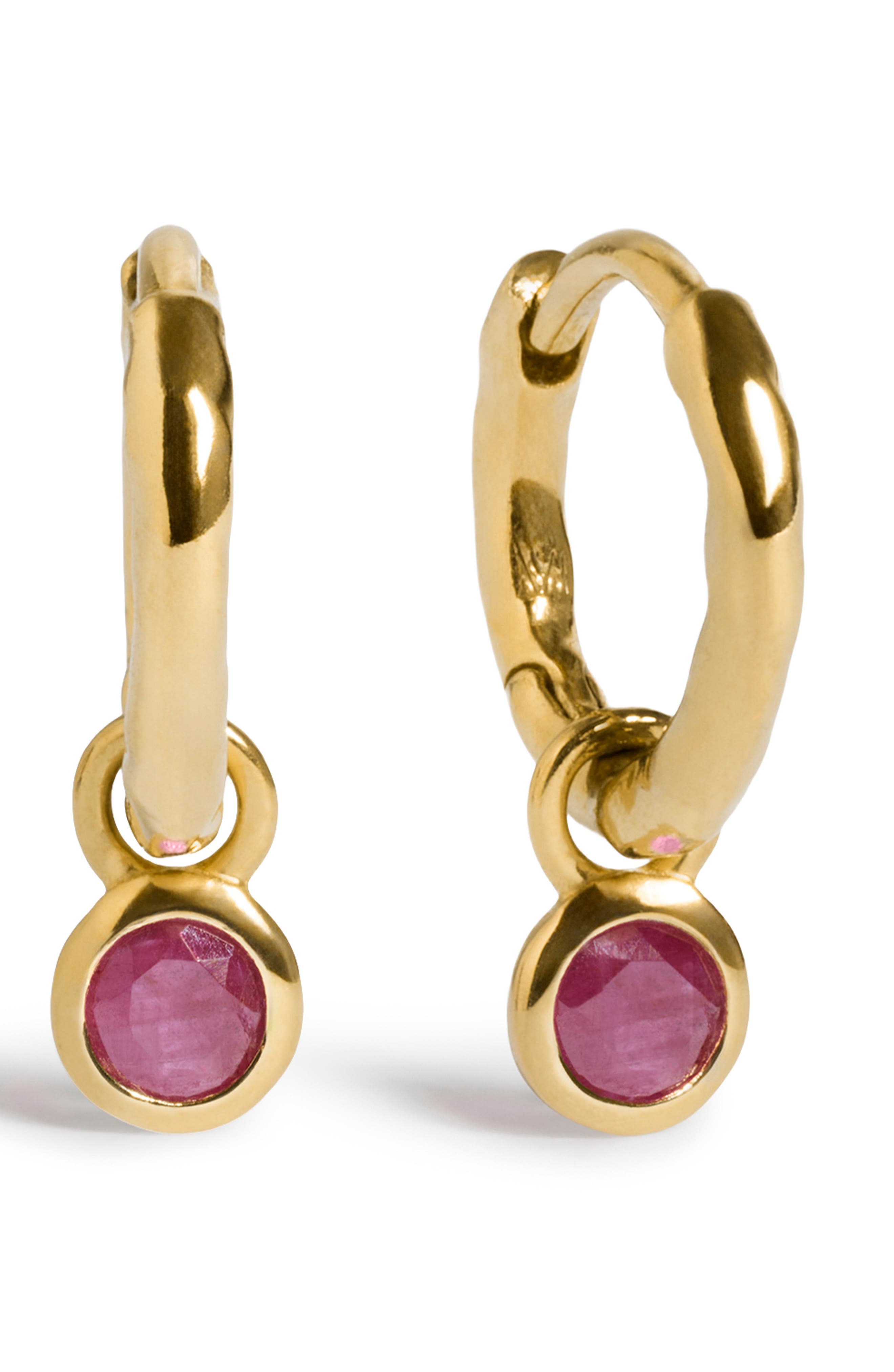 18K GOLD VERMEIL/ RUBY