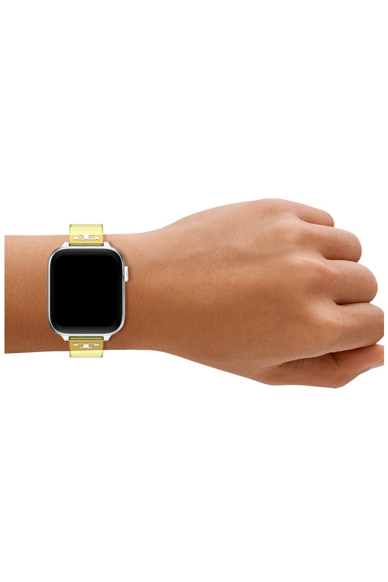 The Single T Jelly 16mm Apple Watch® Watchband, Alternate, color, YELLOW