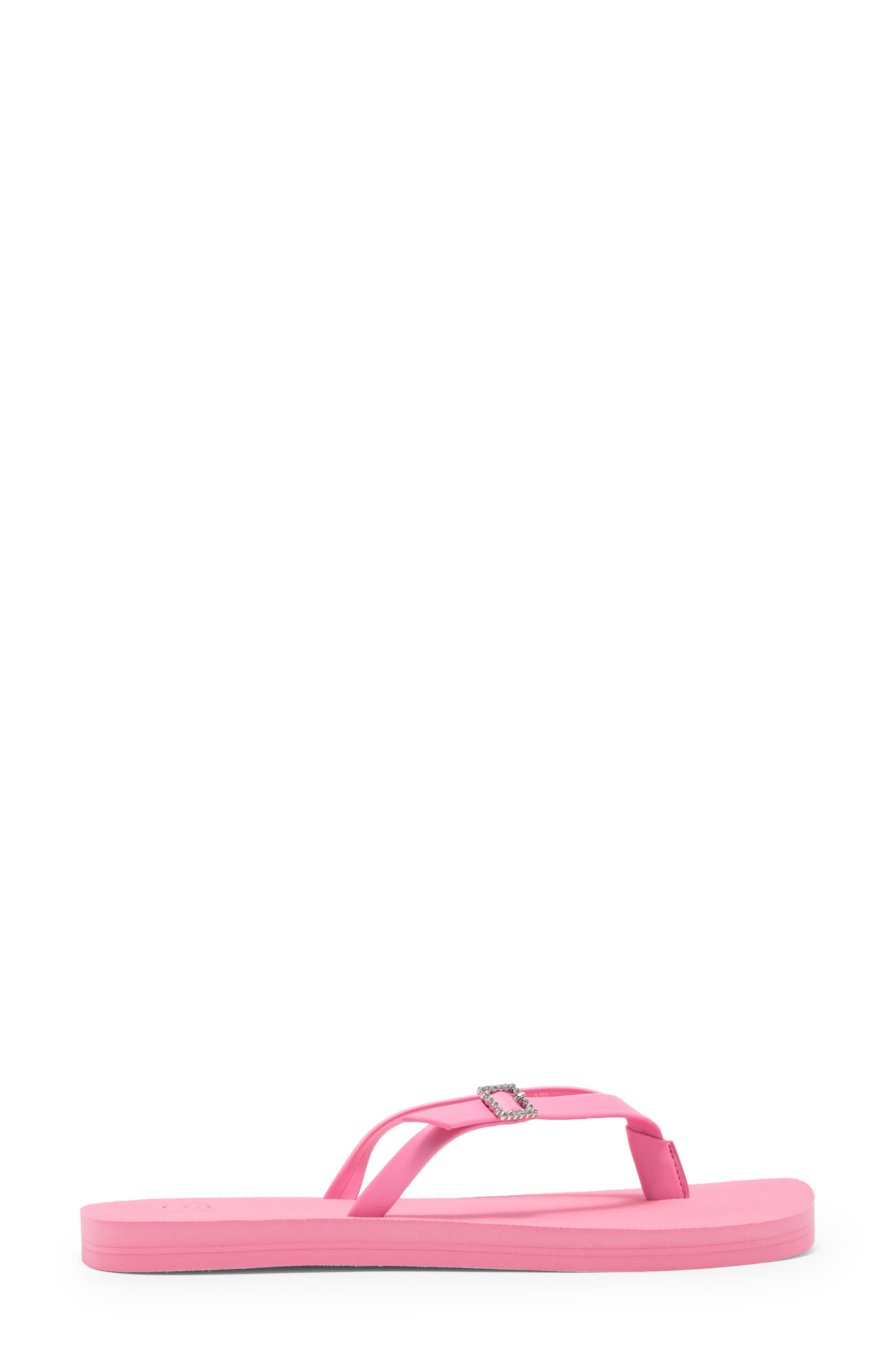SW Crystal Thong Sandal, Alternate, color, INDIA PINK