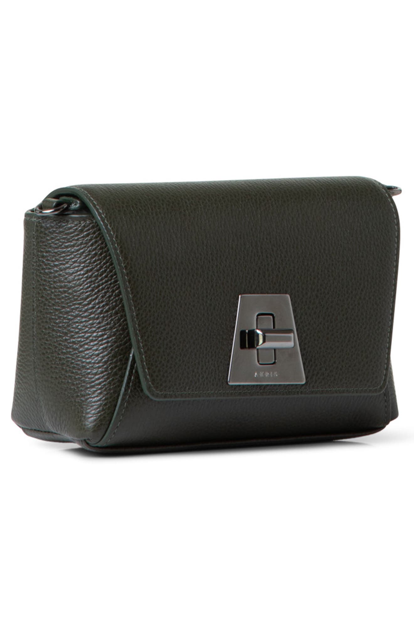 Akris Little Anouk Calfskin Crossbody Bag, Alternate, color, 