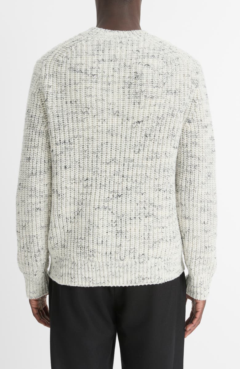 Vince Super Space Dye Wool Sweater, Alternate, color, H White