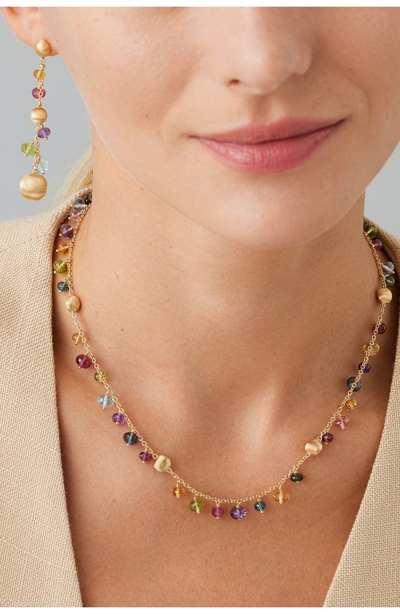 Marco Bicego Africa Charm Necklace, Alternate, color, 18K Yellow Gold