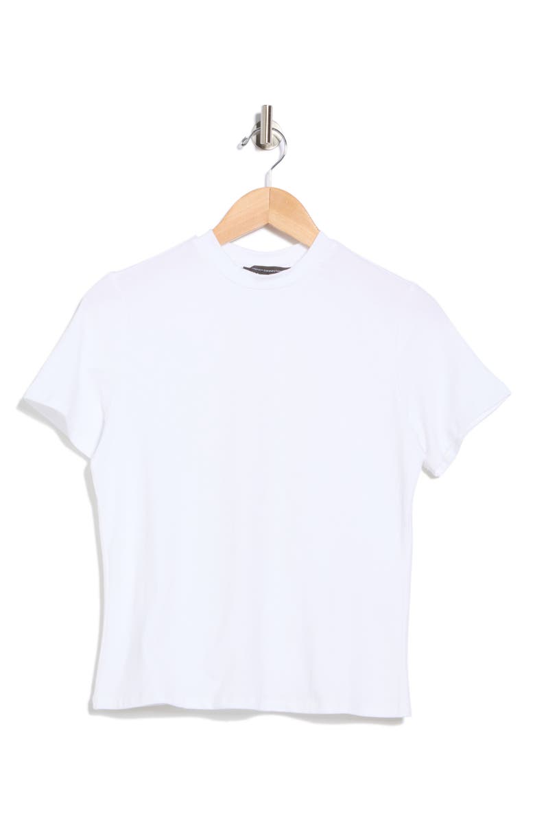 French Connection Justine Ruched Back T-Shirt, Alternate, color, Summer White