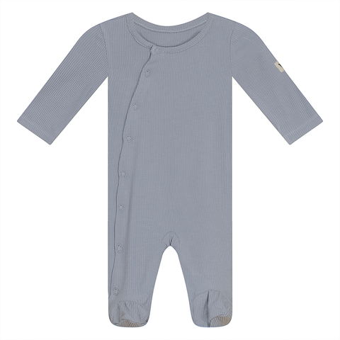 Ribbed Button Up Long Sleeve Assorted Romper Set