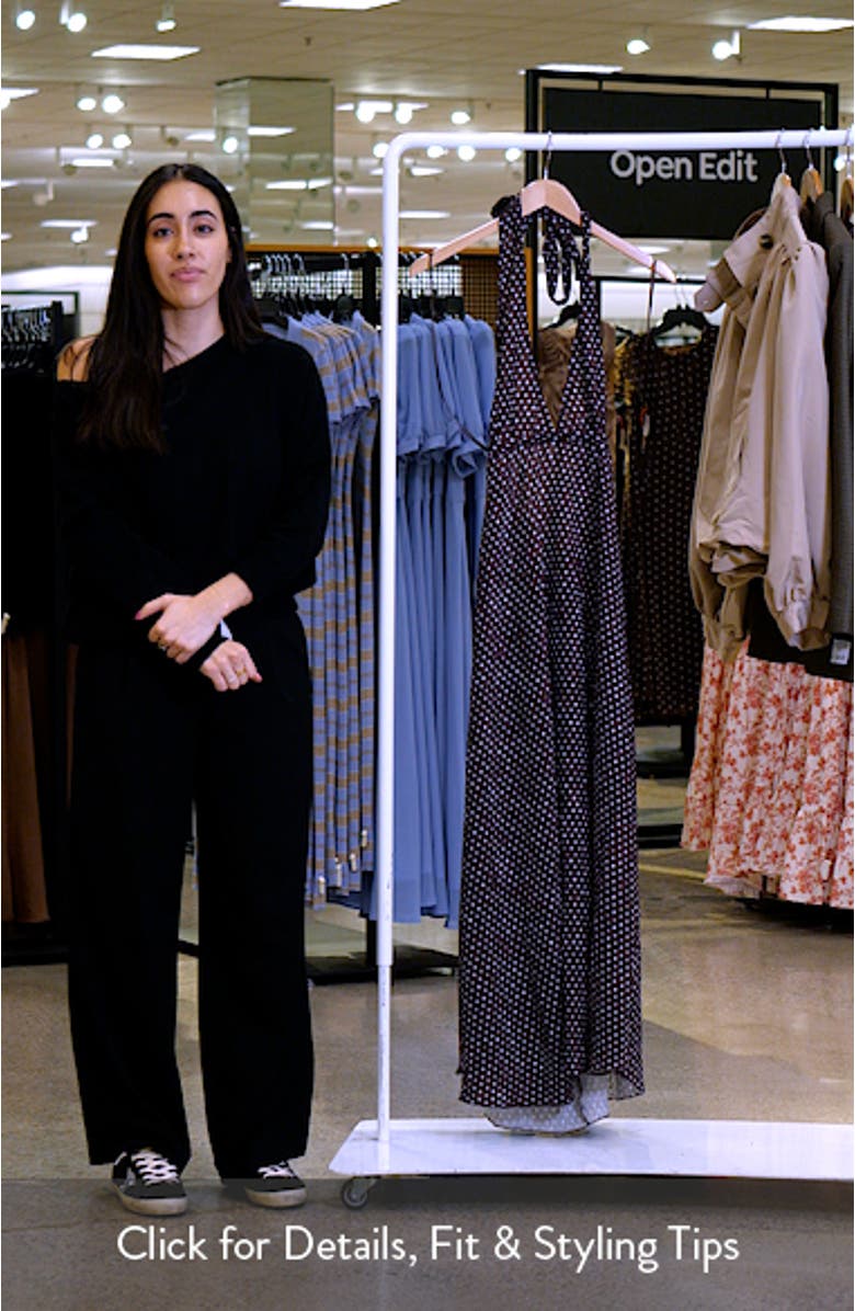 District Maxi Halter Dress, sales video thumbnail