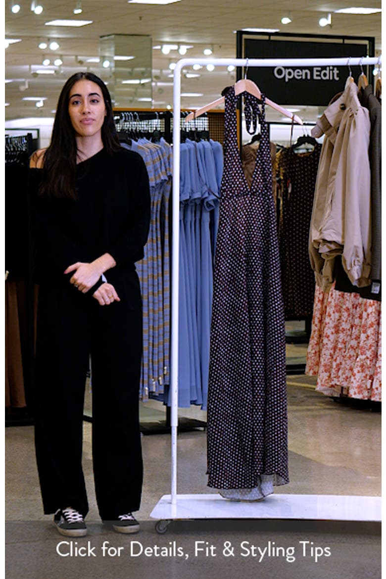 District Maxi Halter Dress video