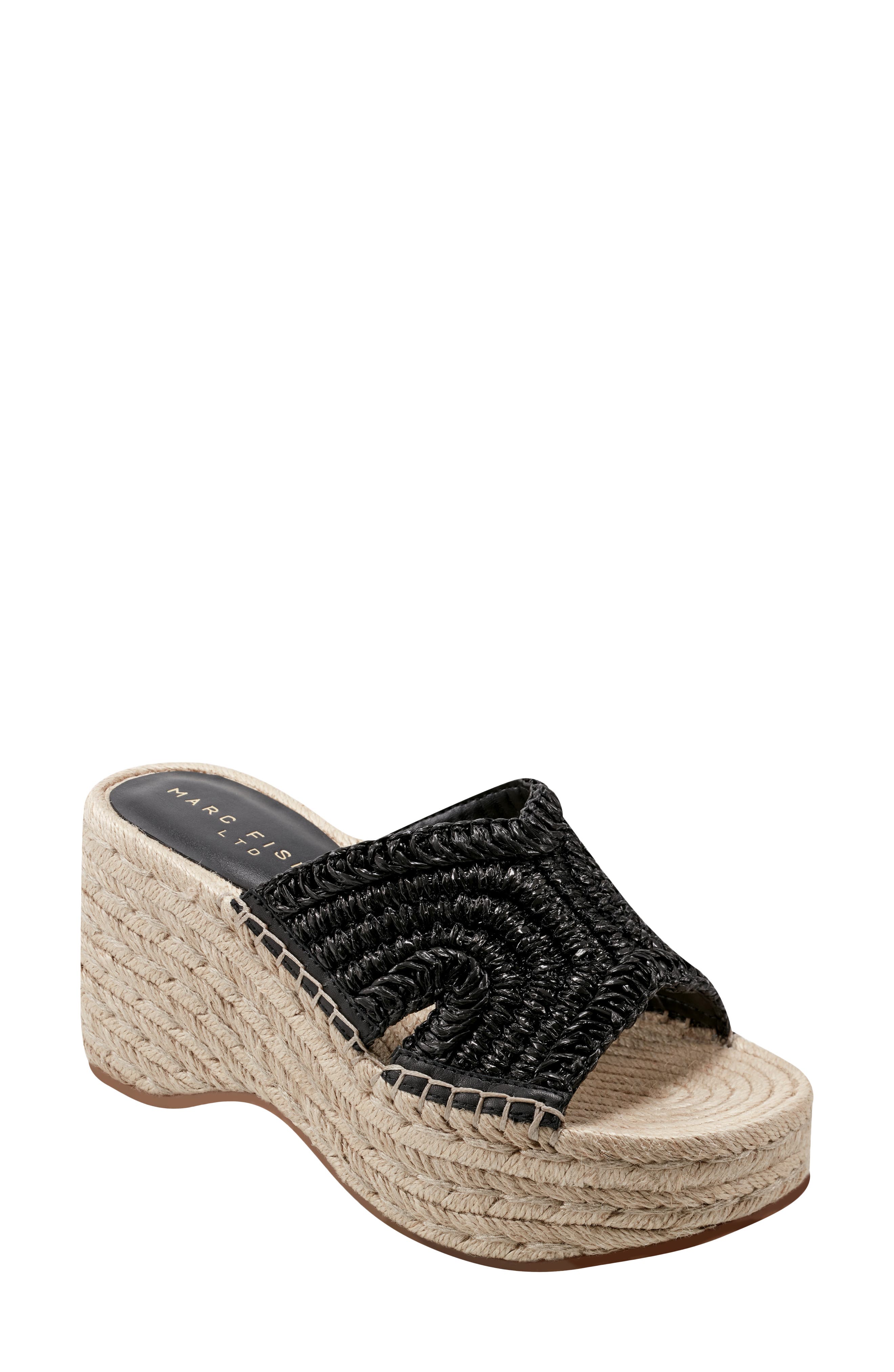 Marc Fisher LTD Zakki Platform Wedge Sandal, Main, color, 